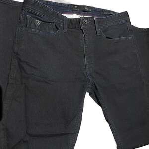 GUESS Men's Slim Tapered Jeans in Dark Navy Stretch Denim Size 31.